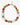 Katerina Psoma short necklace with painted wooden beads, corals and resin