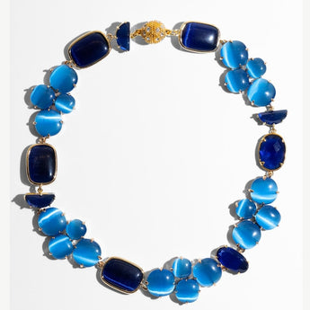Katerina Psoma Blue Short Necklace