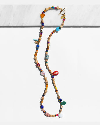 Katerina Psoma Brigitte Beige Long Necklace