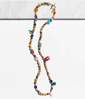 Katerina Psoma Brigitte Beige Long Necklace