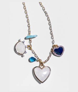 Katerina Psoma Amore White Charm Necklace