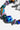 Katerina Psoma Blue Short Necklace with murano and trade beads
