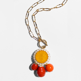 Katerina Psoma  Coral Drop Pendant Necklace