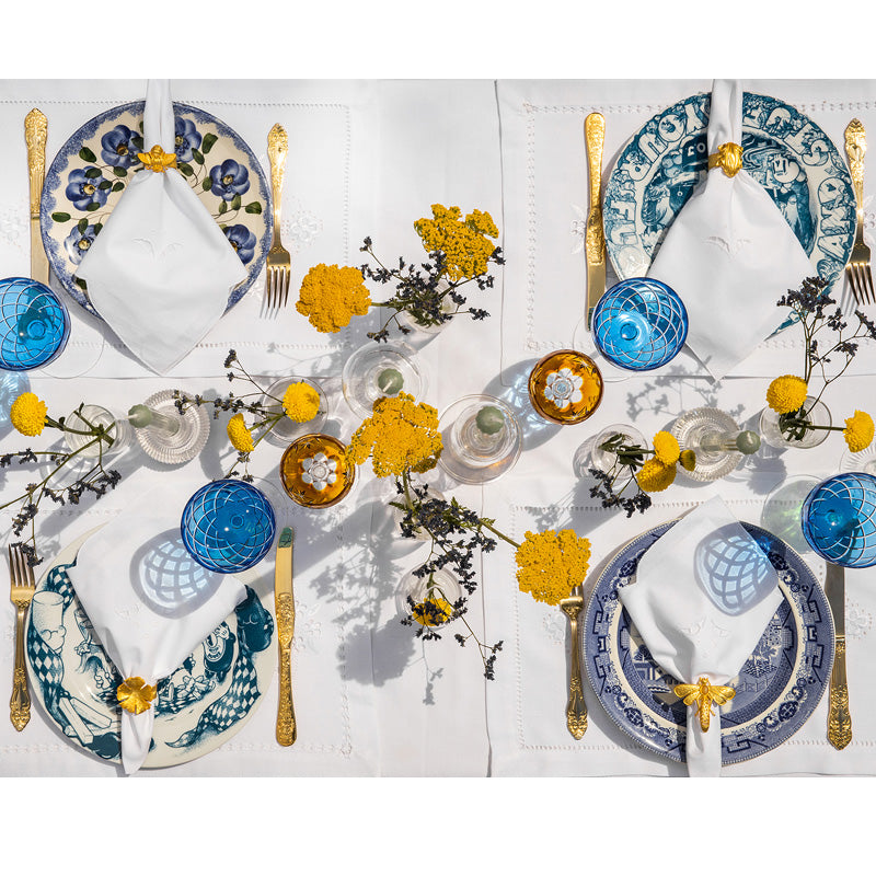 Katerina's Garden Napkin Rings (Set of 4)