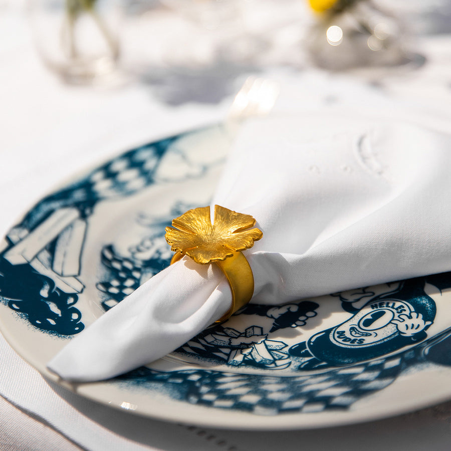 Katerina's Garden Napkin Rings (Set of 4)
