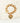 Katerina Psoma Gold Plated Bracelet with Charm gold plated brass chain toggle closure