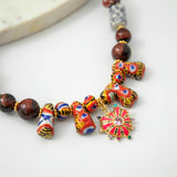 Katerina Psoma Statement Necklace with African Beads
