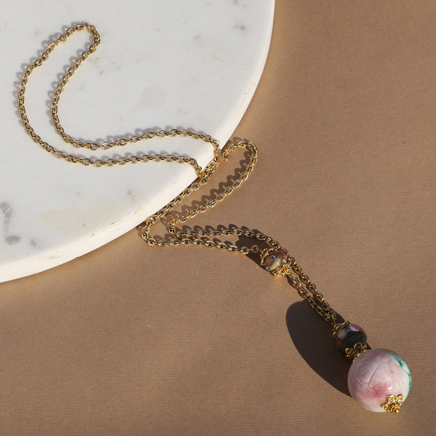 Bianca Jade Pendant Necklace