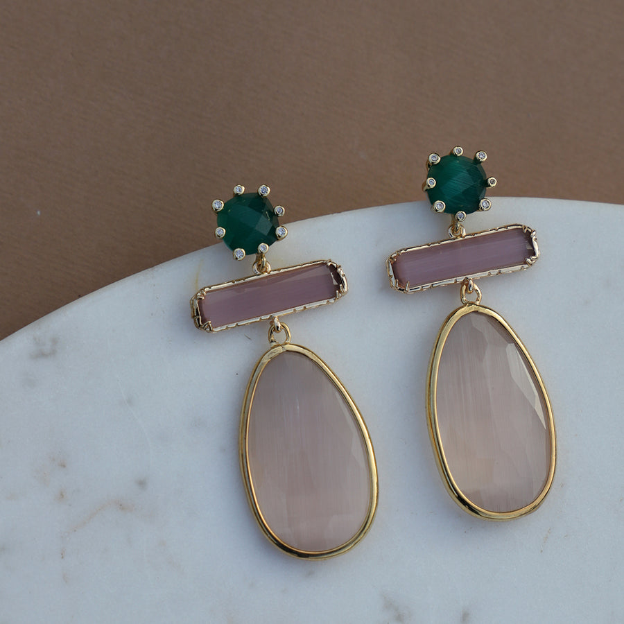 Eleanor Multicolor Dangle Earrings