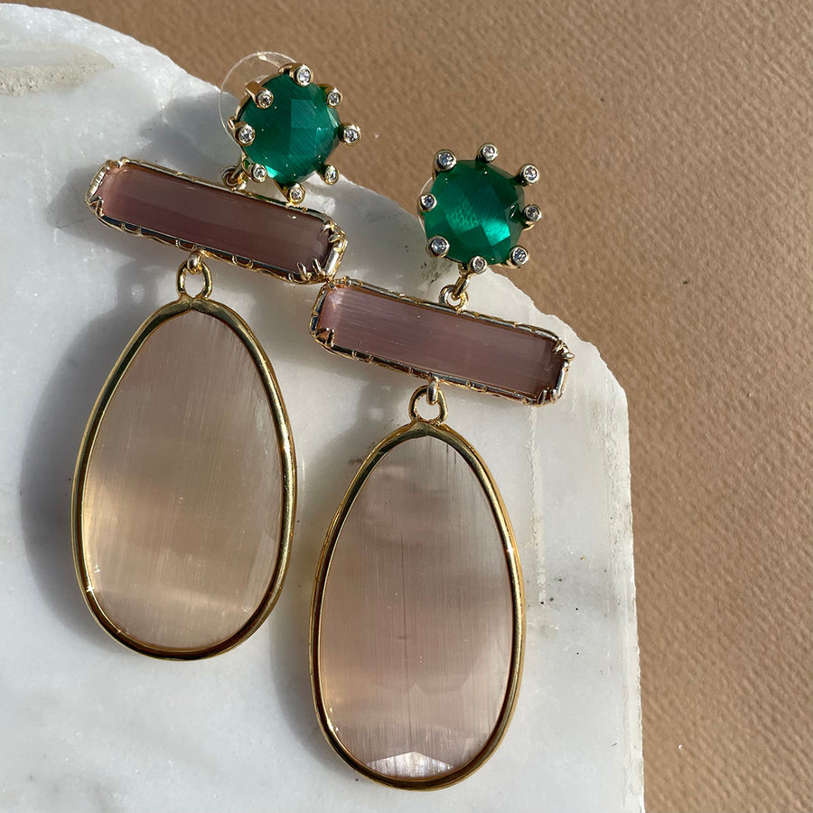 Eleanor Multicolor Dangle Earrings