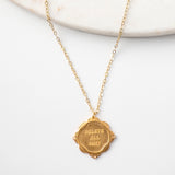 Katerina Psoma Good luck Charm necklace gold plated