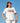 KATERINA PSOMA WHITE COTTON T SHIRT WITH MULTICOLOR STAMP