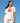 Katerina Psoma Cotton T-short white with multicolor stamp vintage style