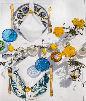 Bee and Flower Napkin Rings