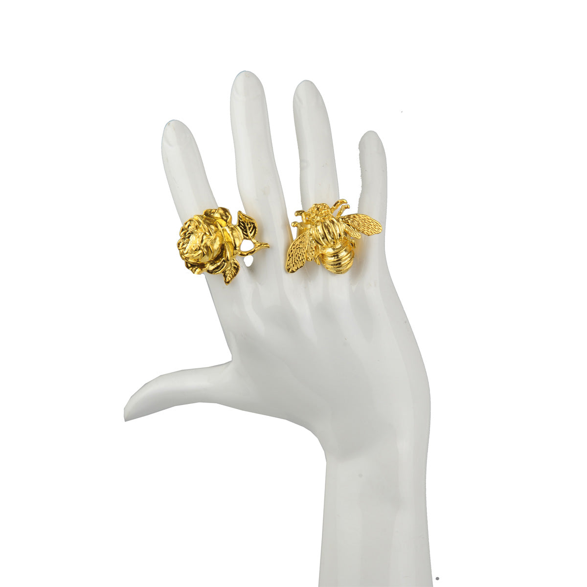 katerina psola gold plated metal rings