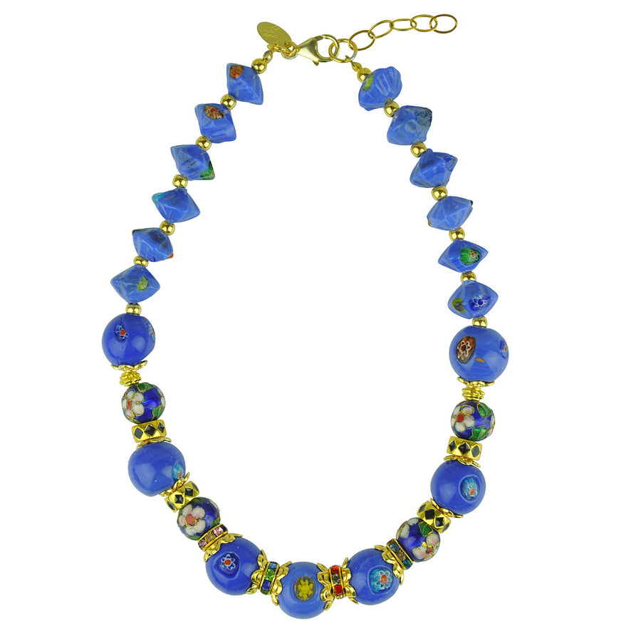 Katerina Psoma Blue Short Necklace